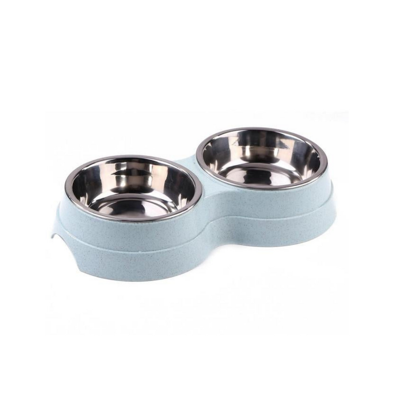 Anti-skidding Double Bowl Feeder